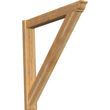 Ekena Millwork Traditional Traditional Rough Sawn Outlooker, Western Red Cedar, 6"W x 44"D x 44"H OUT06X44X44TRA01RWR